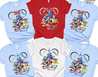 Custom Disneyland Trip 2026 Shirt, Disneyland Trip shirt, Disneyland Family Vacation Shirt, Disneyland Family Matching Shirt, Disneyland