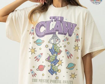 Retro Toy Story Aliens The Claw Shirt, Pizza Planet The Mystic Portal Awaits, Disneyland Pixar Fest Shirt 2026, Disneyland Pizza Planet