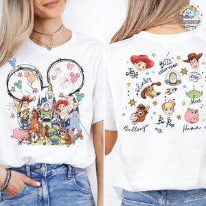 Toy Story Family Matching Shirt, Disneyland Family Trip T-Shirt, Buzz Lightyear Sweatshirt, Woody Dad Tee, Jessie Mom Shirt image 1