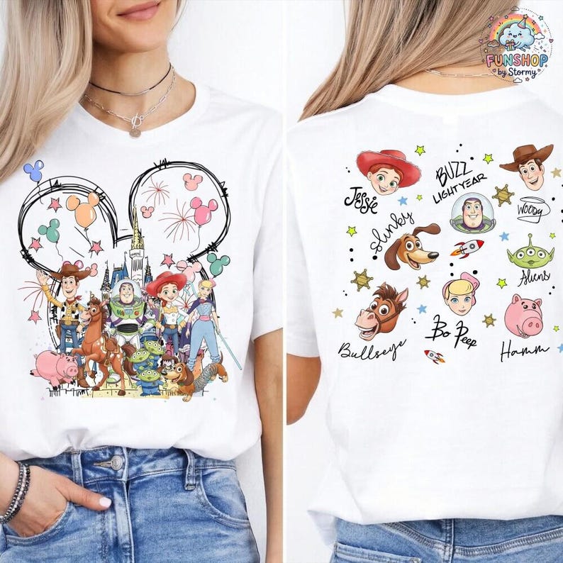Toy Story Family Matching Shirt, Disneyland Family Trip T-Shirt, Buzz Lightyear Sweatshirt, Woody Dad Tee, Jessie Mom Shirt image 1