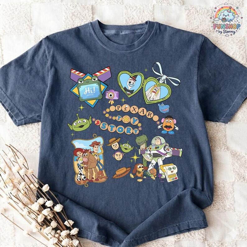 Comfort Colors I Knew It I Knew You Shirt, Disneyland Pixar TS Toy Story 5 Shirt, Toy Story Woody Buzz Lightyear Tee, Toy Story 5 Shirt image 2