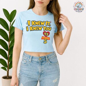 Comfort Colors I Knew It I Knew You Shirt, Disneyland TS Toy Story 5 Shirt, Toy Story Woody Buzz Lightyear Tee,Toy Story 5 Shirt image 3