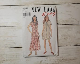 New Look Sewing Pattern 6353 Misses Skirt Shirt Size 8 to 18 Uncut
