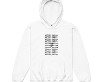 Kids Art Graphic Hoodie | Youth Sketch Design Sweatshirt | Hand Drawn Art | Children's Streetwear