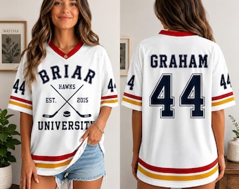 College Campus Hockey Football Jersey, Sports Romance V-Neck Shirt, Bookish Fan Jersey, Campus Inspired Graphic Tee, Unisex Reader Gift
