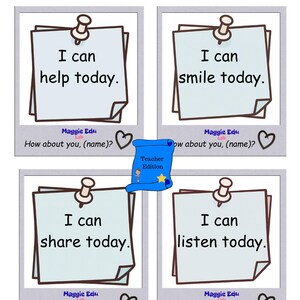 Affirmation Chain Game, Positive Mindset Morning Game- Classroom Edition