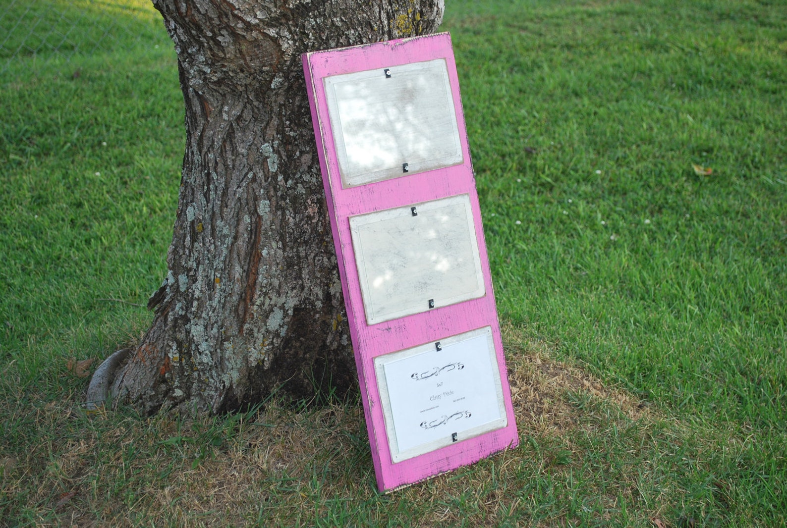 Three 5X7 Picture Frame Pink Etsy