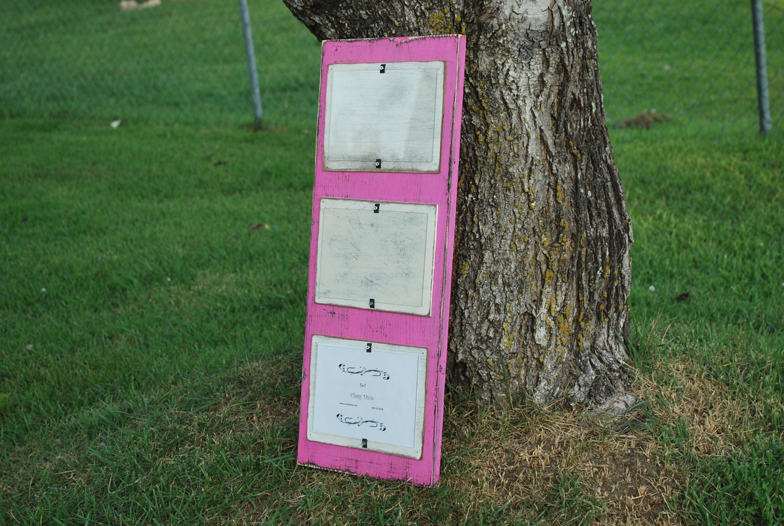 Three 5X7 Picture Frame Pink Etsy
