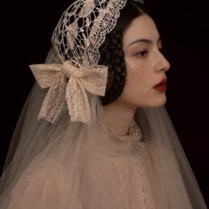 Edwardian Bridal Headpiece - Etsy display picture 1