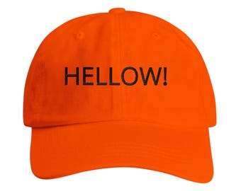 Adult Low-Profile Cotton Twill Dad Cap | Yupoong 6245CM Orange