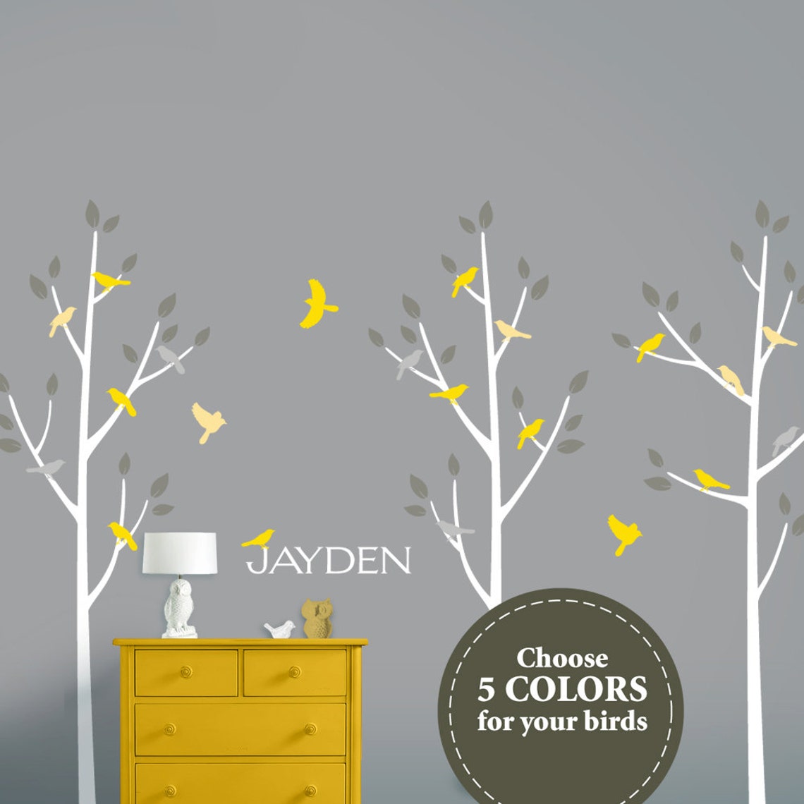 Children Wall Decal Tree Wall Decal for your Nursery Etsy