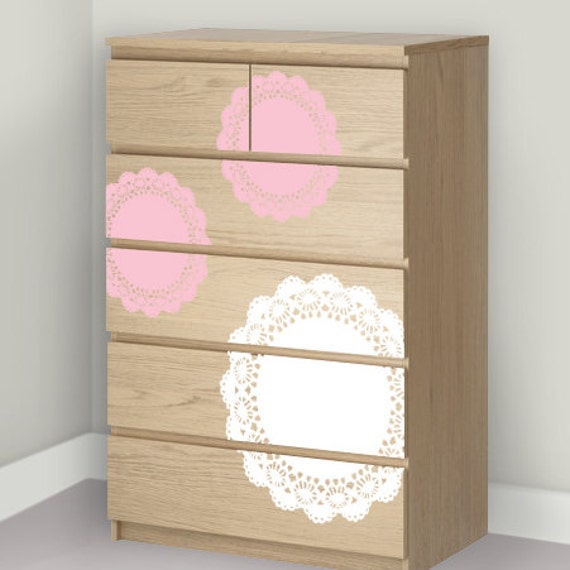 Children Wall Decal Doily Decals Upcycled Dresser Makeover Etsy