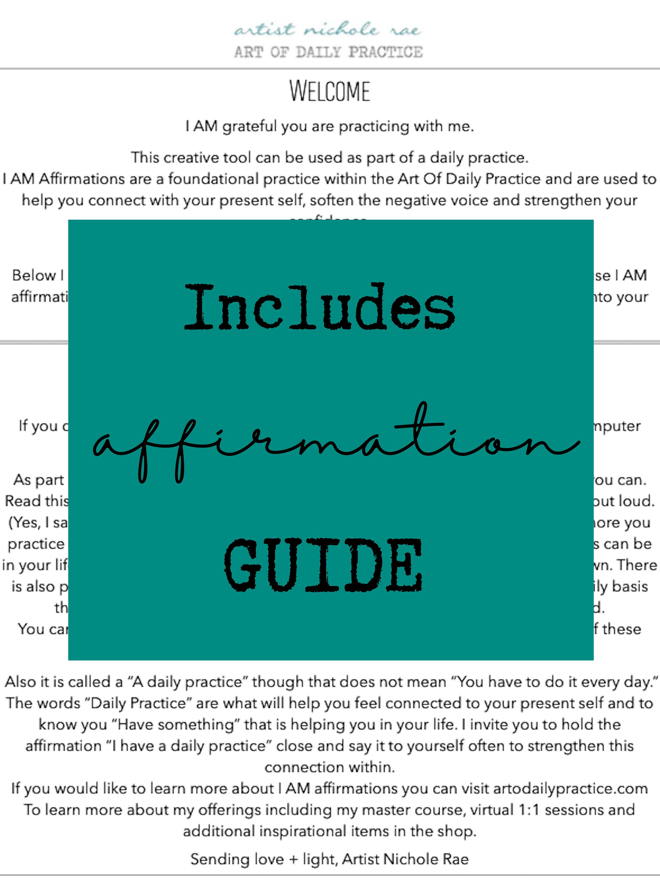 Believe in Yourself L 108 I AM Affirmations Guide L Instant 