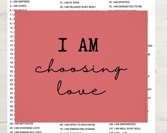 Embrace Change L 108 I AM Affirmations Guide L Instant 