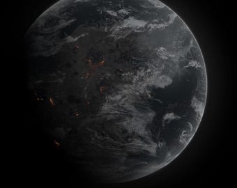 Hadean Earth: A Cradle For Life? Fine Art Print