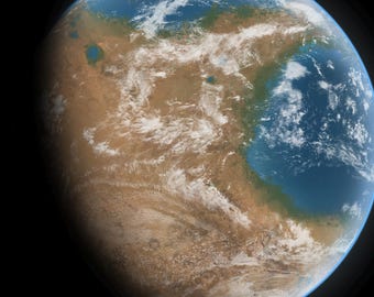 Mars: A Living World Fine Art Print