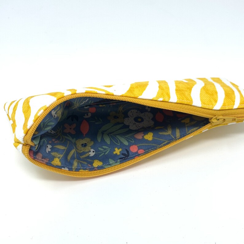 Zipper pouch, pencil pouch size. image 3