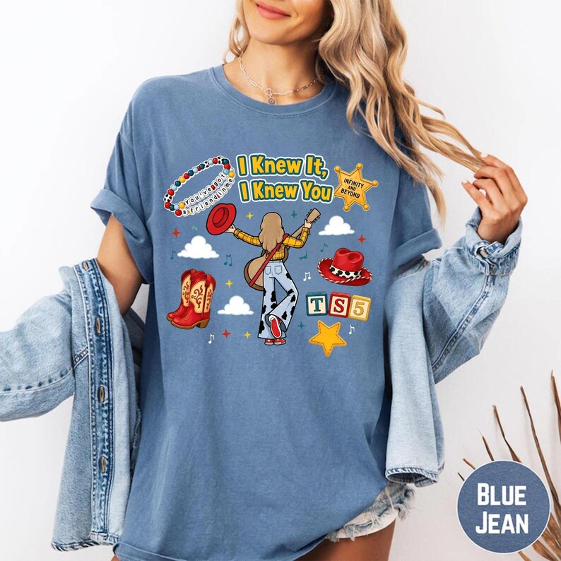 Disneyland Pixar Toy Story 5 I Knew It I Knew You Shirt, Toy Story 5 Birthday Shirt, Toy Story Were Turning 5 Bild 2