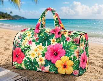Bolso acolchado con símbolo de la paz, bolso acolchado con flores estilo hippie, estilo hippie floral, patchwork floral colorido estilo hippie, estampado floral arcoíris estilo boho floral