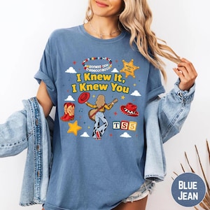 Chemise confortable Toy Story 5 couleurs, Je te savais, je te connaissais, film Toy Story 5 2026, Buzz l'Éclair Woody Toy Story Land Vous avez un ami en moi image 2