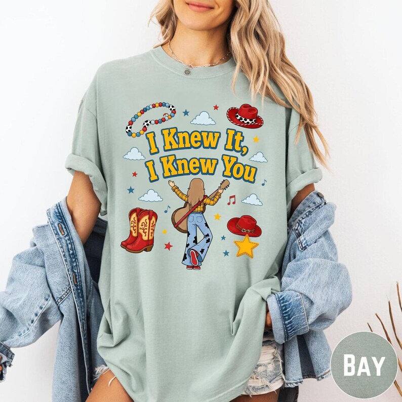 Toy Story 5 Comfort Colors Shirt, I Knew It, I Knew You Shirt, It's A TayStory, Disneyland Toy Story Birthday Shirt, Music Tee image 4