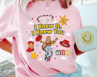 Toy Story 5 Comfort Colors Shirt, I Knew It I Knew You, Toy Story 5 Movie 2026,Buzz Lightyear Woody Toy Story Land You've Got a Friend In Me