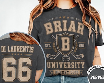 Off-Campus Briar Hockey Shirt, Hockey Romance Shirt, Custom Briar Hockey, Dean Di Laurentis, Off Campus Shirt, Briar University Shirt