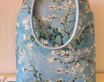 Large Purse / Van Gogh Purse / Birthday Gift / Shoulder Bag / Kiss Lock Purse / Valentine's Gift / Large Bag / Master Piece of Van Gogh