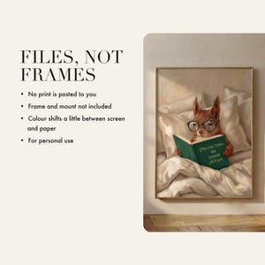Digital files only, no physical print is shipped and the frame and mount are not included