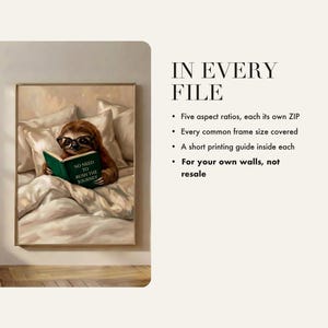 What is included in the instant download: five aspect ratios, each supplied as its own ZIP file