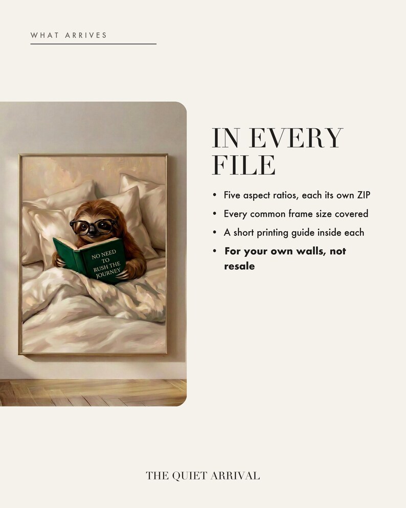 What is included in the instant download: five aspect ratios, each supplied as its own ZIP file