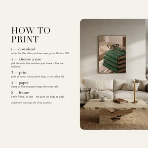 How-to-print insert card with quick steps for printing at home, a local shop, or an online service