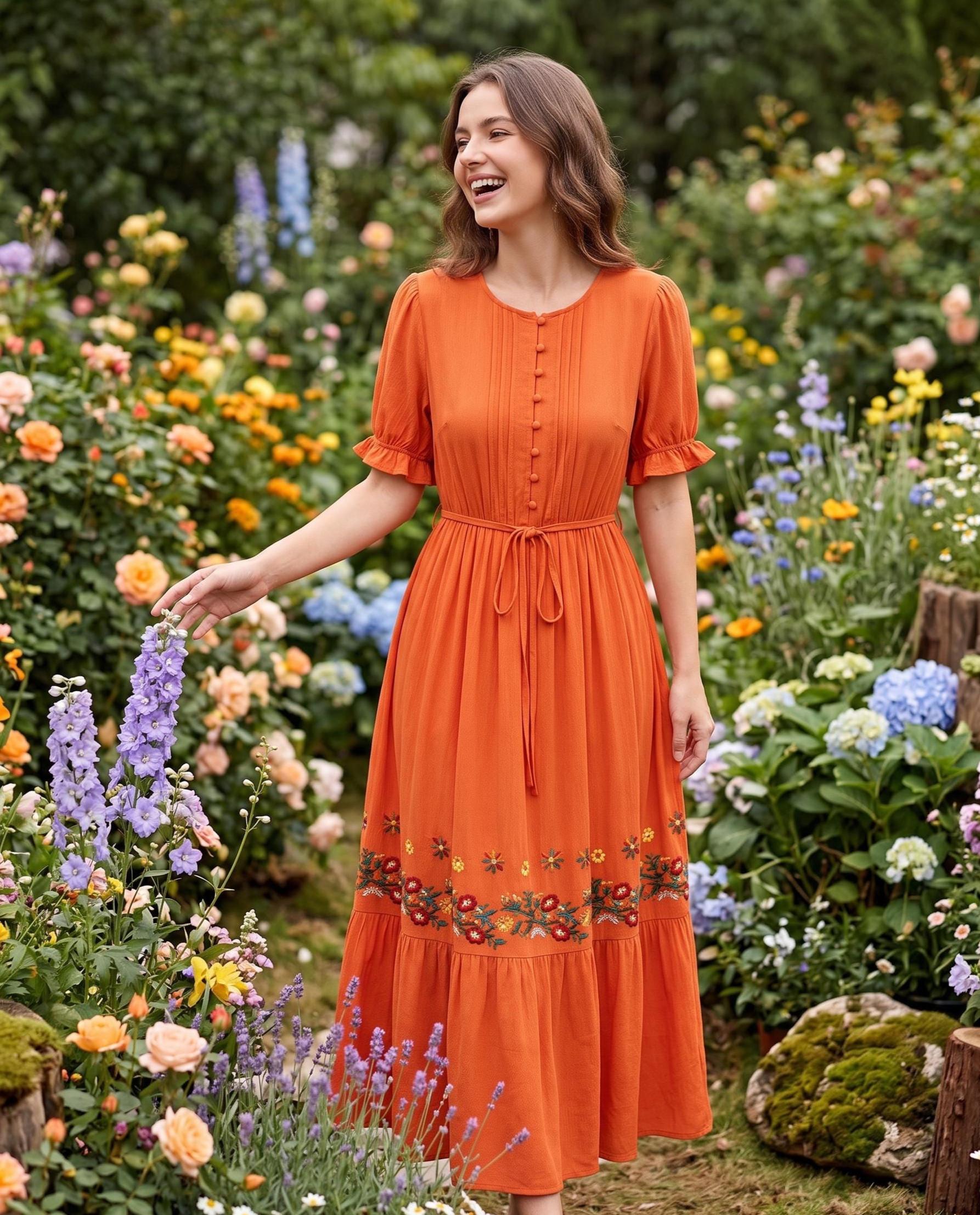 Midi Corduroy Dress - Etsy