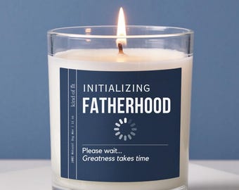 New Dad Gift For Him | First Time Dad Gift For Father's Day | Dad Gift From Wife | New Dad Candle Gift | Funny Fatherhood Candle Gift | Soy