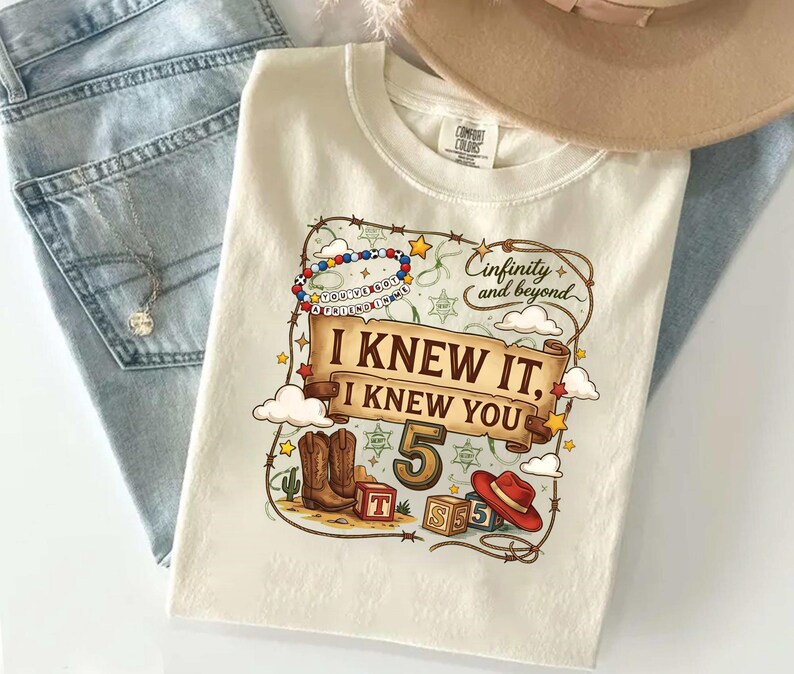 Chemise couleurs confort I Knew It, I Knew You, l'infini et au-delà, chemise Toy Story 5, chemise Disneyland Toy Story, t-shirt musique image 6