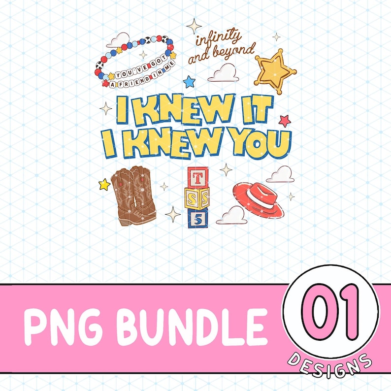 Toy Story 5 PNG Download, Gift For Music Fan, Retro Toy Friends Png, Nostalgic Toy Story 5 Inspired, You've Got a friend in me image 2