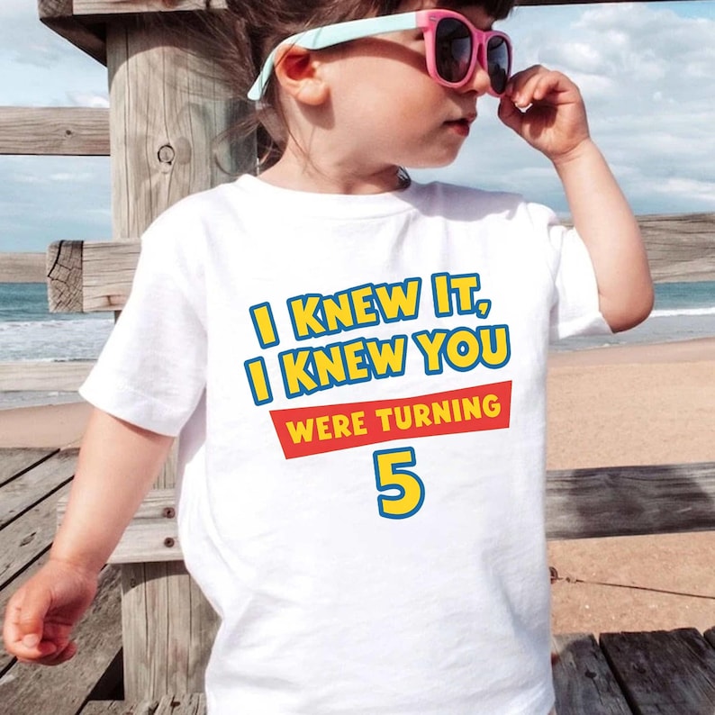 Disneyland Pixar Toy Story 5 I Knew It I Knew You Shirt, Toy Story 5 Birthday Shirt, Toy Story Were Turning 5 image 6