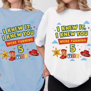 Toy Story 5 Comfort Colors Shirt, I Knew It, I Knew You Shirt, It's A Tay Story, Disneyland Toy Story Birthday Shirt, Music Tee image 2