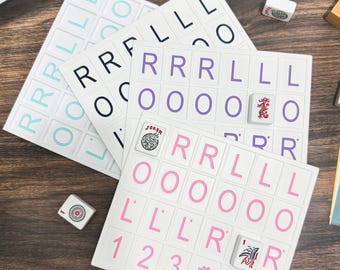 American Mahjong Practice Tile Board,3DPrinted RLO Mahjong Training Tray,Beginner Mahjong Study Tool,Mahjong LearnerHelper,MahjongPlayerGift