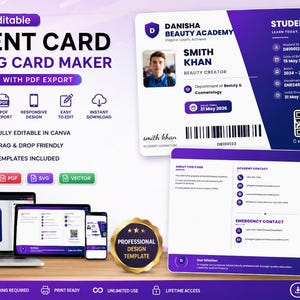 編集可能な学生名刺・名刺作成HTMLアプリ（PDFエクスポート、SVG、Canva対応）