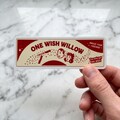 One Wish Willow Kiss-cut Sticker Stickers Car Magnet Logo vinyl Decal Accessories and Gifts for Moms product logo