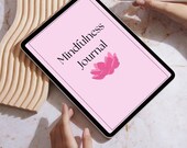 Mindfulness Journal Printable | Daily Self Care, Mental Health Prompts (Digital Download)