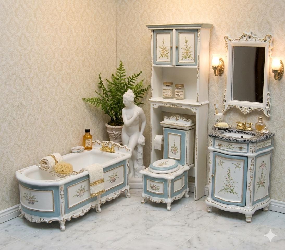 Dollhouse bathroom - Etsy 日本