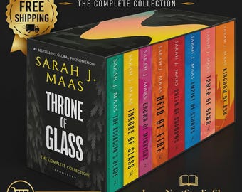 Throne of Glass Complete Paperback Box Set | Sarah J. Maas Fantasy Romance Series