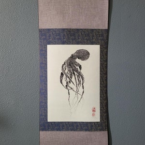 COELACANTH 'Living Fossil' Gyotaku print traditional Japanese fish art by Dwight Hwang image 10