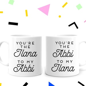 Broad City Mug, Abbi and Ilana, Jewish Best Friend Mug, Best Friend Gift, Friendship Gift, Pop Culture Mug, Galentines Day Gift Idea image 1