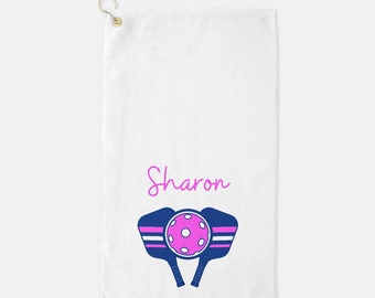 Pickleball Gifts Personalized Pickleball Towel Personalized Gift for Her Gym Towel Pickle Ball Gift Custom Pickleball Gift Custom Towel