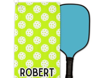 Pickleball Gift for Dad Personalized Pickleball Towel Pickleball Gifts Father's Day Gifts Custom Pickle Ball Towel Gym Towel PE Teacher Gift
