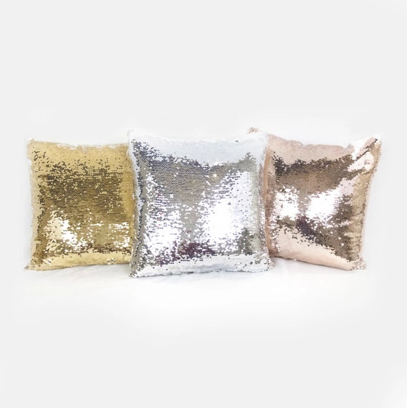 Funny reversible cheap sequin pillow