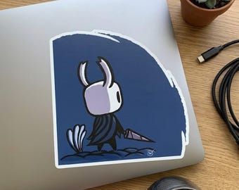 Hollow Knight - Ghost Of Hallownest Kiss-cut Sticker Stickers Car Magnet Accessories and Gifts for girlfriend Logo vinyl Decal